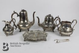 Victorian Silver Plated Tea Set