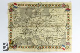 Silk Scarf Map of Europe