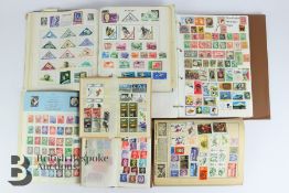 Seven Albums of World Stamps