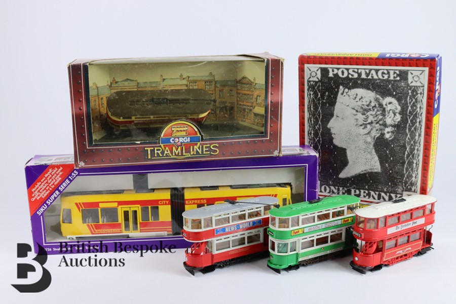 Quantity of Corgi Scale Diecast Trams