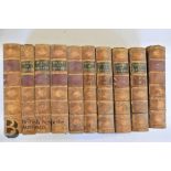A Pictorial History of England by George L. Craik & Charles MacFarlane in 10 Volumes