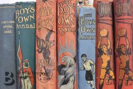 7 Boy's Own Annuals and Girl's Own Annual and Chums