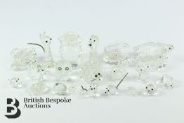 Collection on Swarovski Crystal Animals