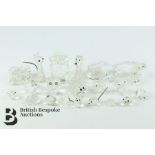 Collection on Swarovski Crystal Animals