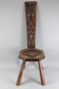 Early 20th Century Welsh Spinning Stool