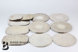 Eleven Silver Plated Serving Platters