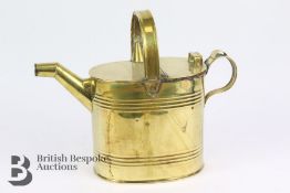 Victorian Brass Chamber Hot Water Can