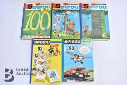 5 Bound Volumes Spirou Comic Magazines 1960s