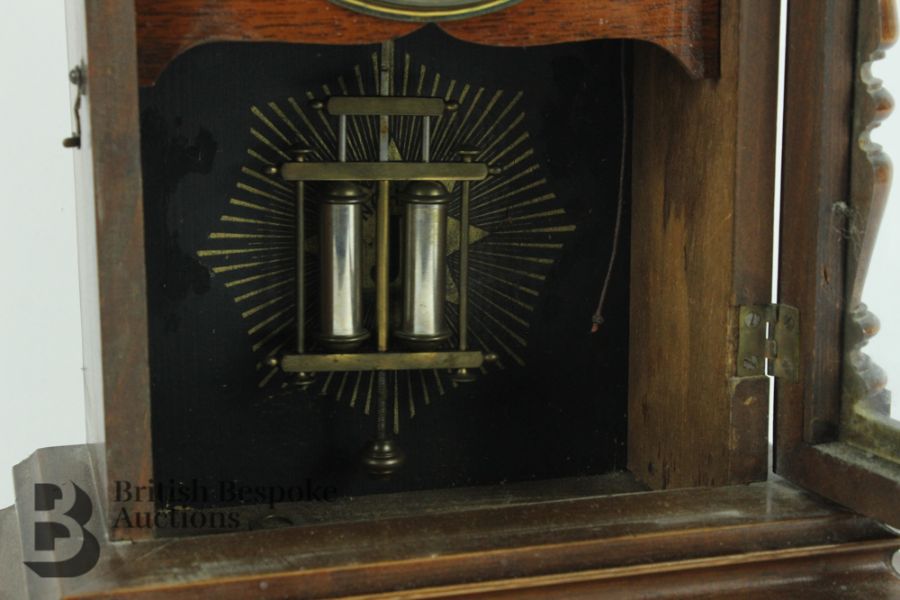 An Oak Mantel Clock - Image 4 of 7