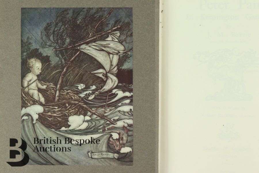 Peter Pan in Kensington Gardens by J M Barrie, Illustrated by Arthur Rackham, 1909 - Image 10 of 13