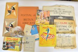 Quantity of Ephemera Relating to The Festival of Britain 1951