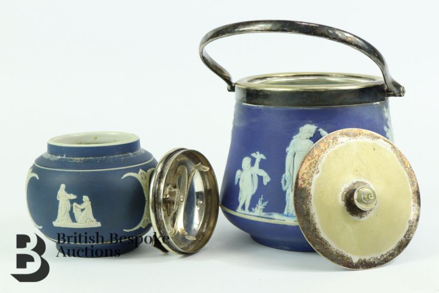 Wedgwood Biscuit Barrel and Sugar Bowl - Image 2 of 2