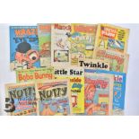 Approx. 130 Assorted Comics Mostly 1960s Onwards