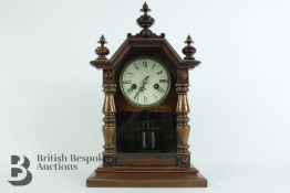 An Oak Mantel Clock