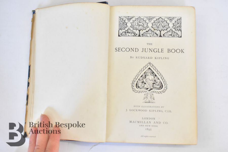 The Second Jungle Book 1st Edition 1895 Rudyard Kipling - Image 5 of 7