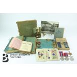 Miscellaneous Militaria incl. Signed RAF Log Books