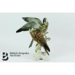 Karl Ens Volkstedt Porcelain Falcon