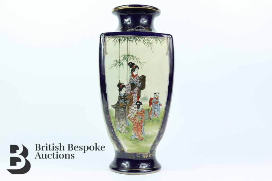 Japanese Satsuma Vase - Image 3 of 6