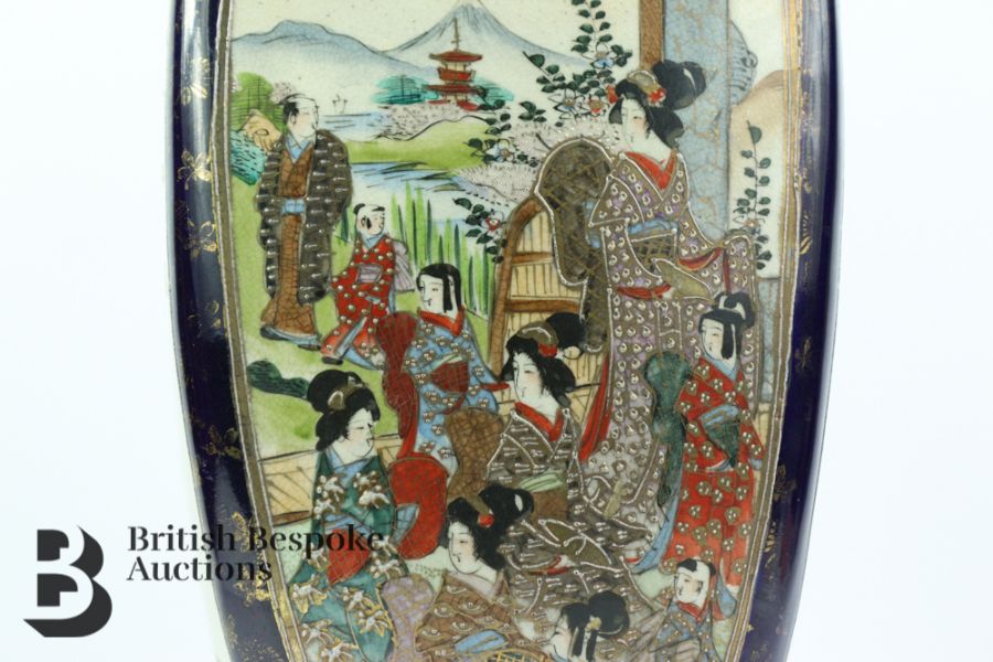 Japanese Satsuma Vase - Image 5 of 6