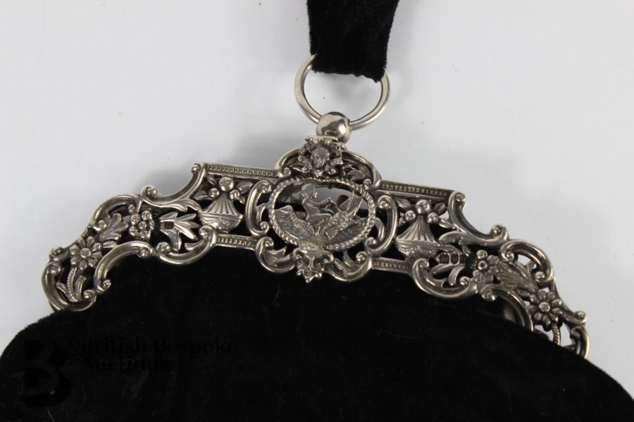 Ornate Silver Bag Top Holder - Image 8 of 9