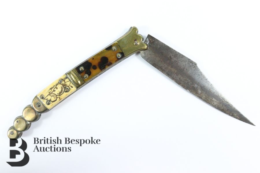 Early 20th Century French Sailor's Folding Knife - Image 2 of 4