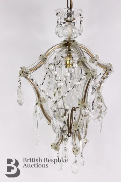 Pair of 20th Century Lantern Chandeliers - Image 5 of 5