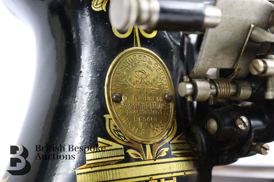 Frister & Rossmann Crank Sewing Machine - Image 8 of 8