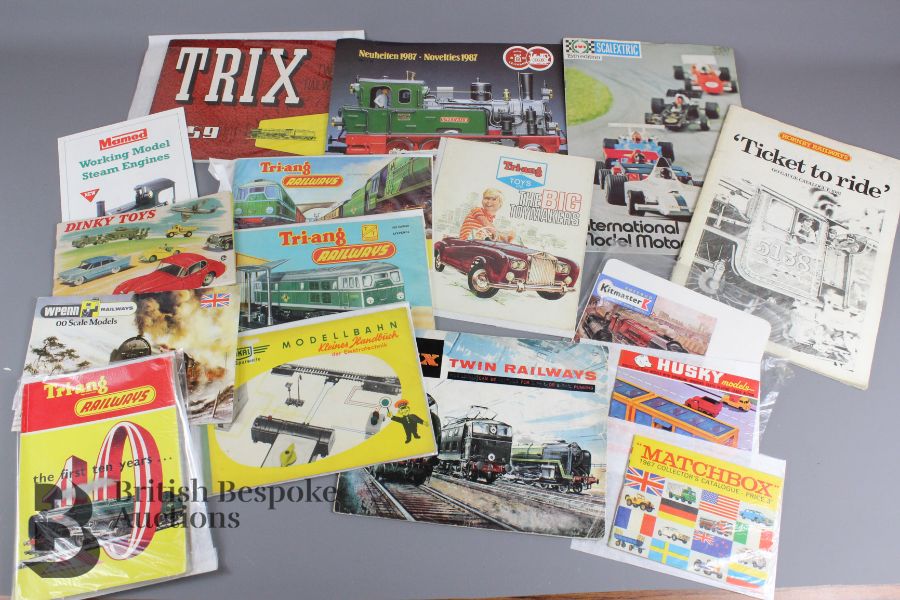 Approx. 75 Model Railway and Toy Catalogues