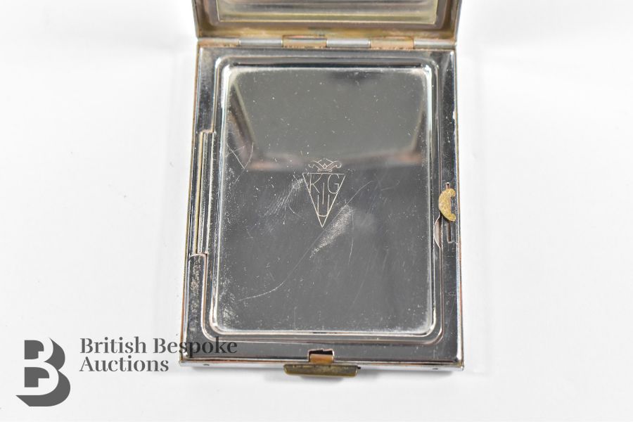 Art Deco Ladies Powder Make Up Compact for Cable Shipping Lines - Image 3 of 4