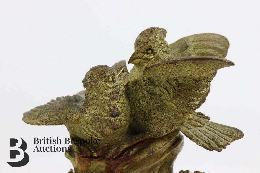 Gilt Bronze Birds - Image 3 of 3