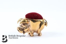 Miniature Brass Pin Cushion