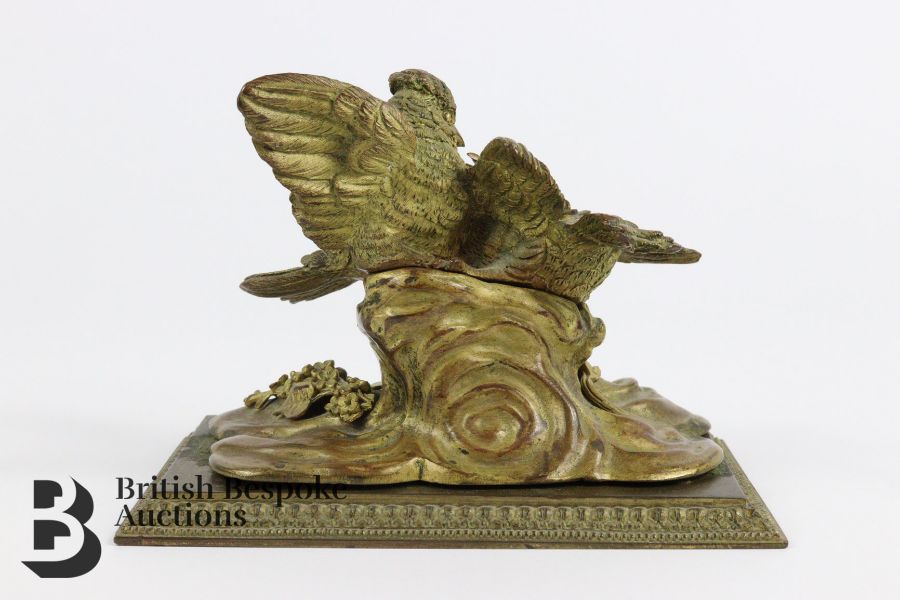 Gilt Bronze Birds - Image 2 of 3