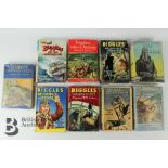 9 Biggles First Editions by W.E. Johns