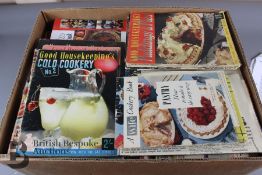 Box of Vintage Cookery Books