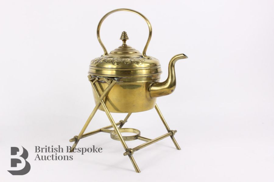 Victorian Brass Kettle