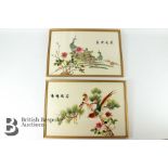 Two Chinese Embroideries