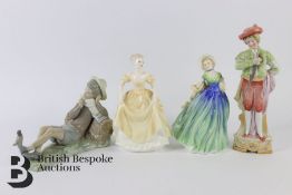 Four English Porcelain Figurines