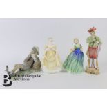 Four English Porcelain Figurines