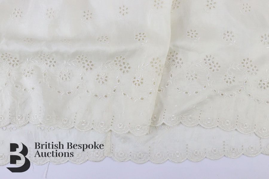 Antique Silk and Lace Christening Robe - Image 3 of 3