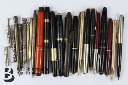 Quantity of Vintage Pens and Pencils