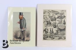 Four 19th Century Political Cartoon Prints by Thomas McLean