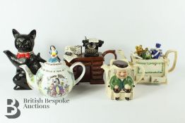 Five Novelty Tea Pots