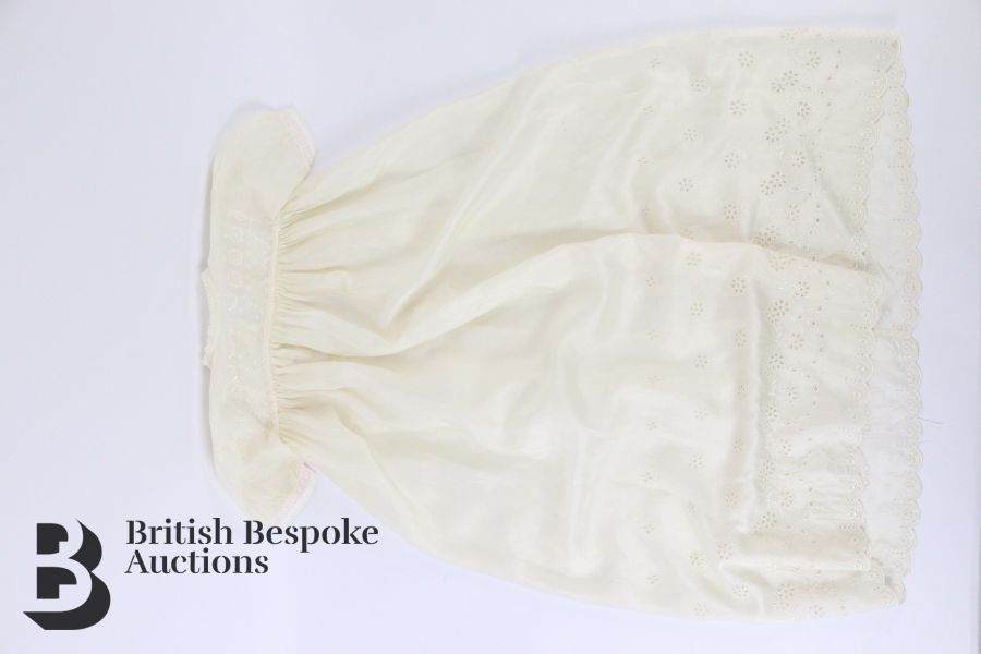 Antique Silk and Lace Christening Robe