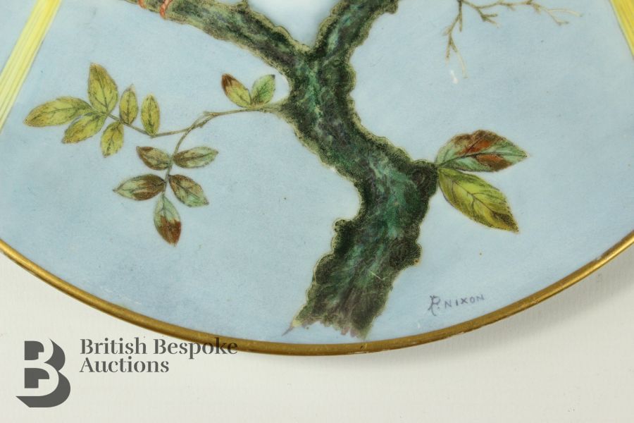 R. Nixon Painted Plate - Image 6 of 7