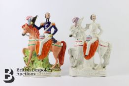 Staffordshire Flat Back Figures