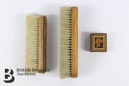 Two Tunbridge Clothes Brushes