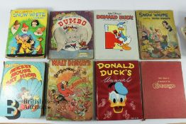 Collection of Vintage Disney Books and Annuals
