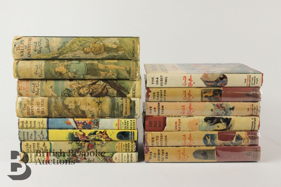 13 First Edition Enid Blyton Books in Dust Jackets