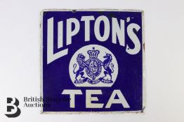 Lipton's Tea Enamel Sign