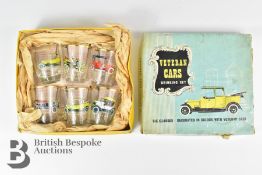 1950's Veteran Car Drinking Set